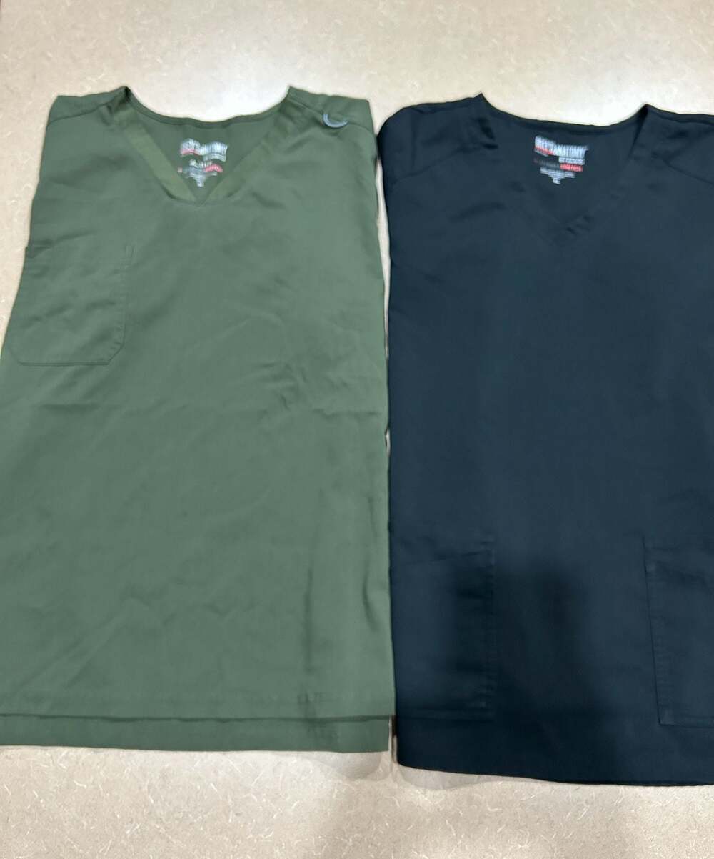 Grey's Anatomy by Barco Women's Spandex Stretch V-Neck Scrub Tops bundle